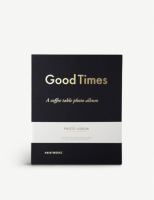 PRINT WORKS Good Times coffee table photo album 31.5cm x 26cm