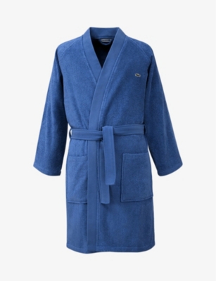 LACOSTE Defile organic cotton bathrobe