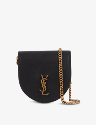 SAINT LAURENT Kaia Baby leather crossbody purse bag