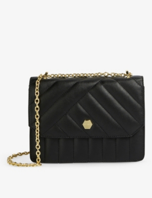 TED BAKER Selbina quilted leather crossbody bag