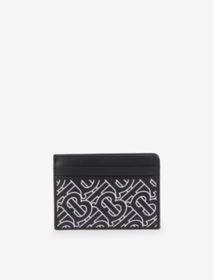 BURBERRY TBmonogramprint leather card holder