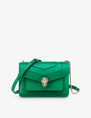 BVLGARI Serpenti Forever leather crossbody bag