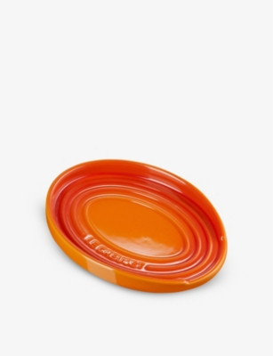 LE CREUSET Oval stoneware spoon rest