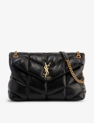 SAINT LAURENT LouLou Puffer leather shoulder bag