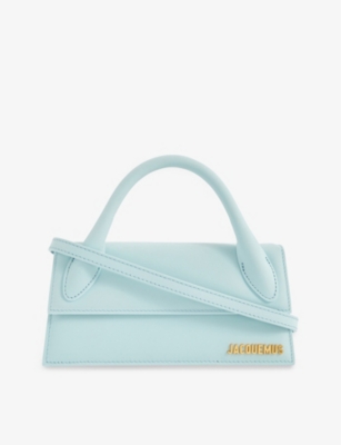 Jacquemus Pale Blue Le Chiquito Long Leather Tophandle Bag ModeSens