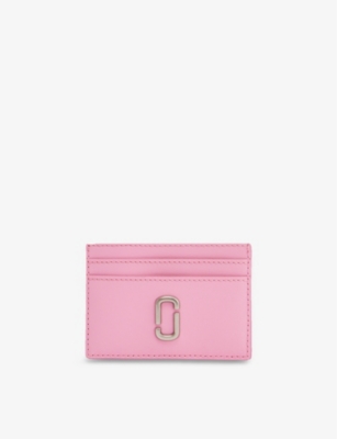 MARC JACOBS Brandplaque slippocket leather card holder