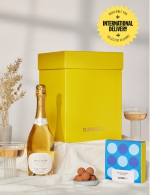 SELFRIDGES SELECTION Nonalcoholic bubbly and chocolate gift box 2