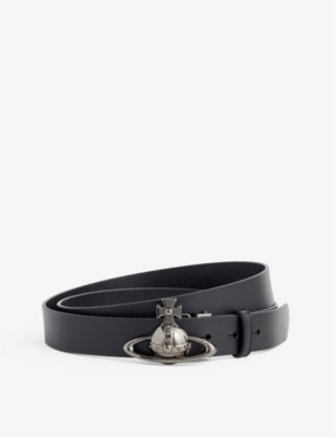 VIVIENNE WESTWOOD Orbembellished leather belt