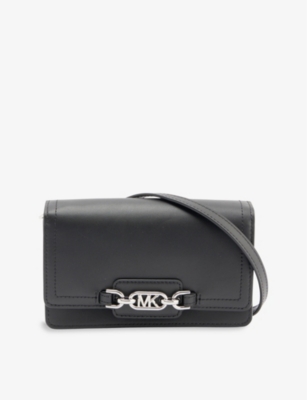 MICHAEL MICHAEL KORS Heather chainstrap brandplaque small leather