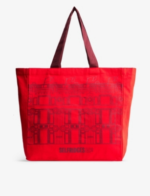 SELFRIDGES SELECTION Selfridges graphicprint canvas tote bag