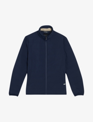 Ted Baker Mens Blue Tucson Slimfit Padded Nylon Puffer Jacket ModeSens