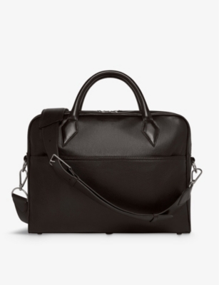 MÉTIER Closer Slim leather briefcase