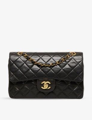 RESELFRIDGES Preloved Chanel Small Classic leather shoulder bag