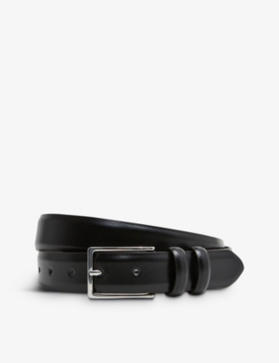 REISS Dante buckleembellished leather belt