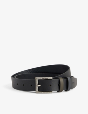 BARBOUR Argyll squarebuckle leather belt