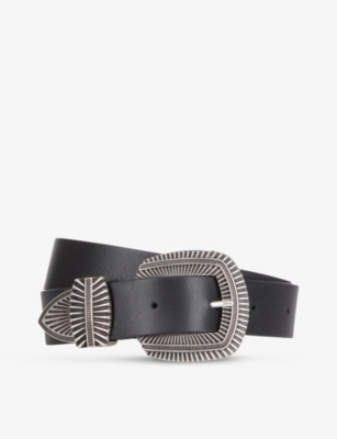 THE KOOPLES Engravedbuckle leather belt