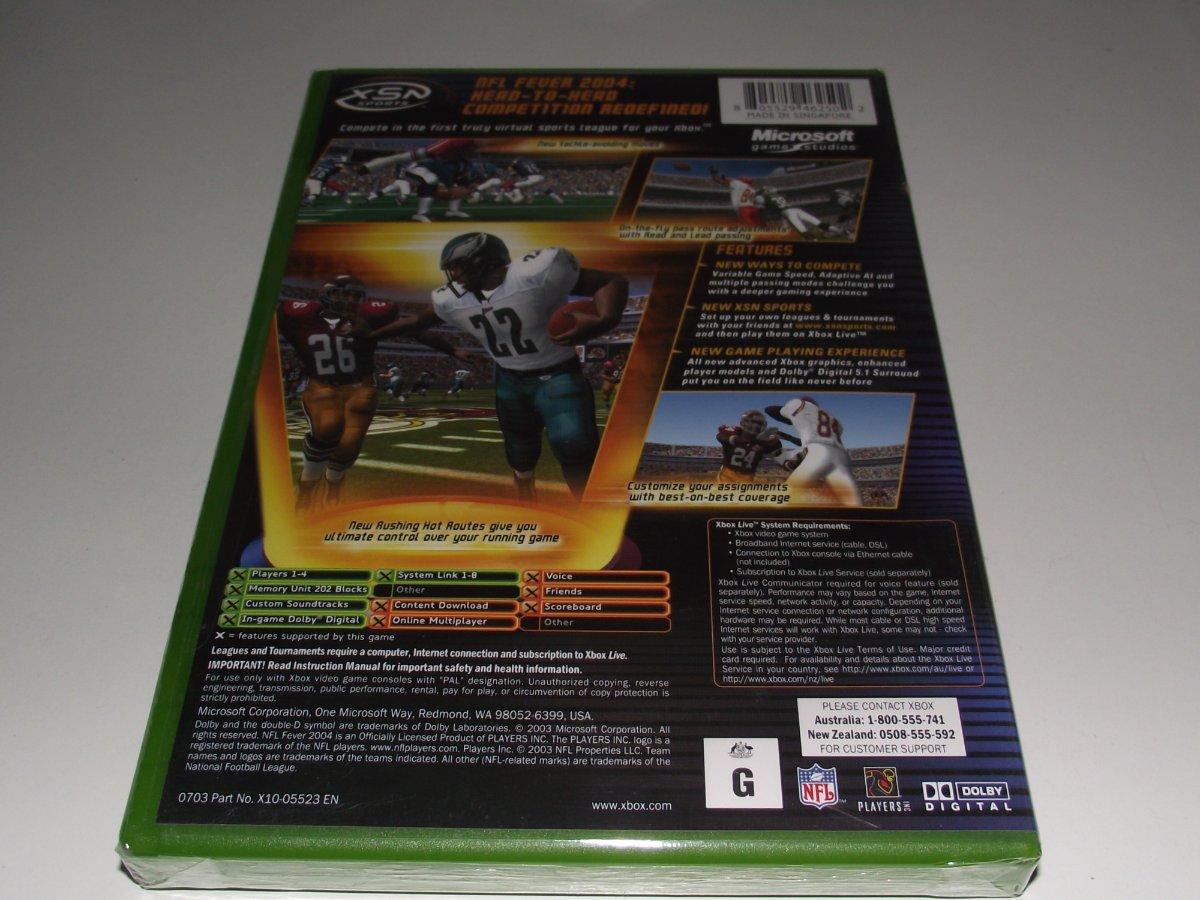 NFL Fever 2004 XBOX Original PAL *Brand New Sealed* 805529462502 eBay