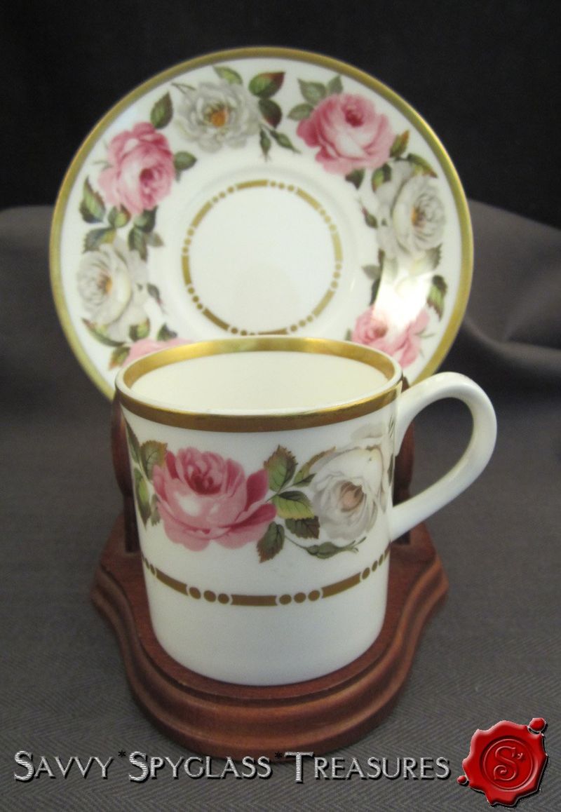 1969 Royal Worcester Royal Garden Coffee Can Espresso Cup