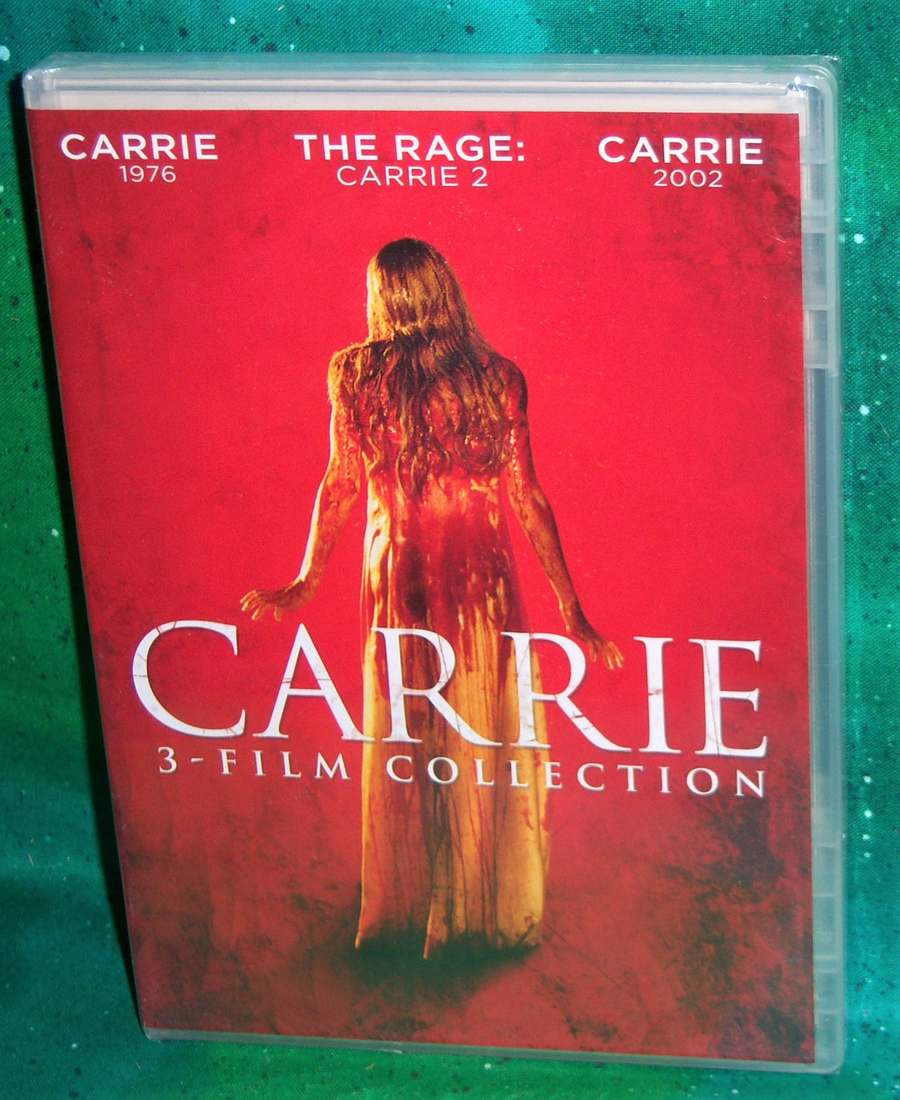 NEW RARE OOP CARRIE 1976 RAGE CARRIE 2 CARRIE 2002 TRIPLE FEATURE 3