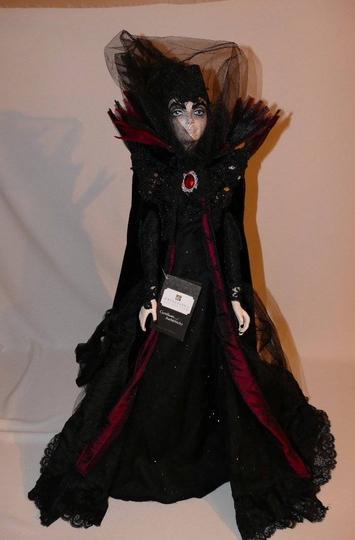 NEW Katherine's Collection Temptress Sorceress Black Witch Doll