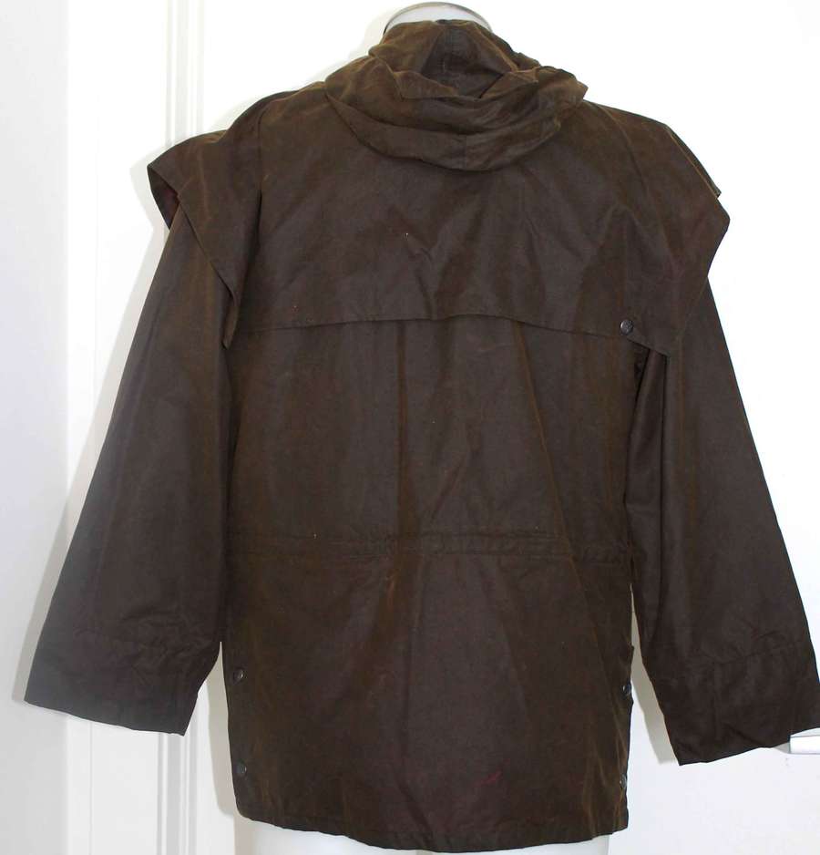 Australian OUTBACK TRADING CO. "Swagman" Oilskin Jacket Coat MEN'S XS