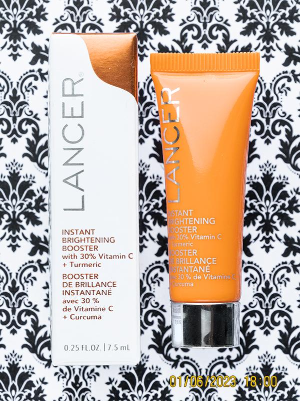 Крем бустер для освітлення шкіри lancer instant brightening booster