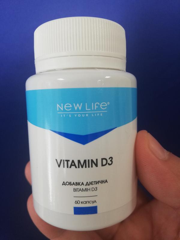 Vitamin d3 витамин d3 60 капсул в баночке — цена 365 грн в каталоге