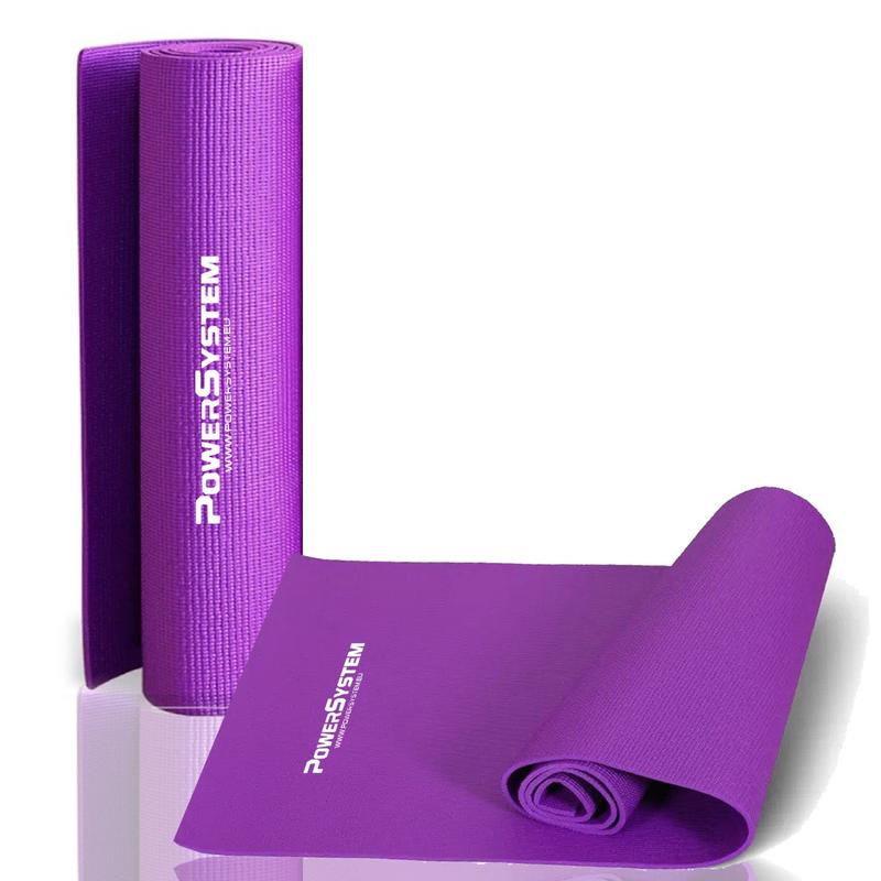 Килимок для йоги та фітнесу power system ps4014 pvc fitnessyoga mat
