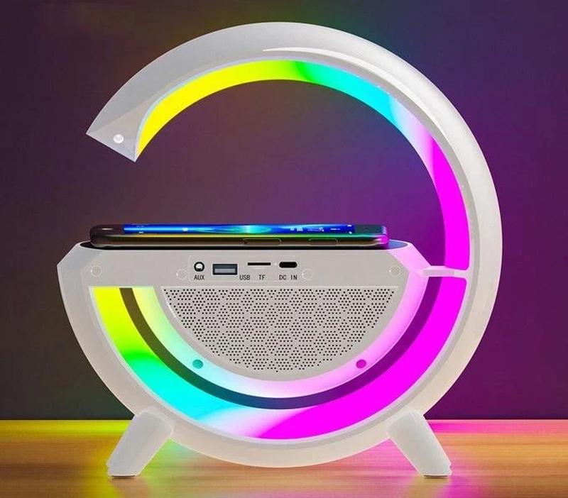 Настільна смарт лампа, нічник bt3401 rgb rainbow lightwireless happy