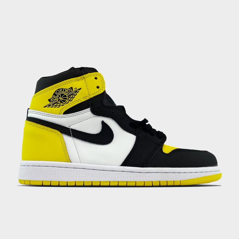 Кроссовки nike air jordan 1 yellow black — ціна 1650 грн у каталозі