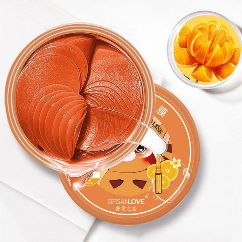 Патчи гидрогелевые для глаз sersanlove vitamin c blood orange eye mask