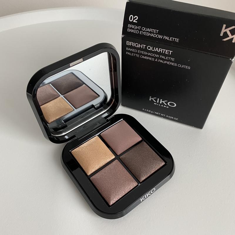 Палитра теней kiko milano bright quartet baked eyeshadow palette — цена