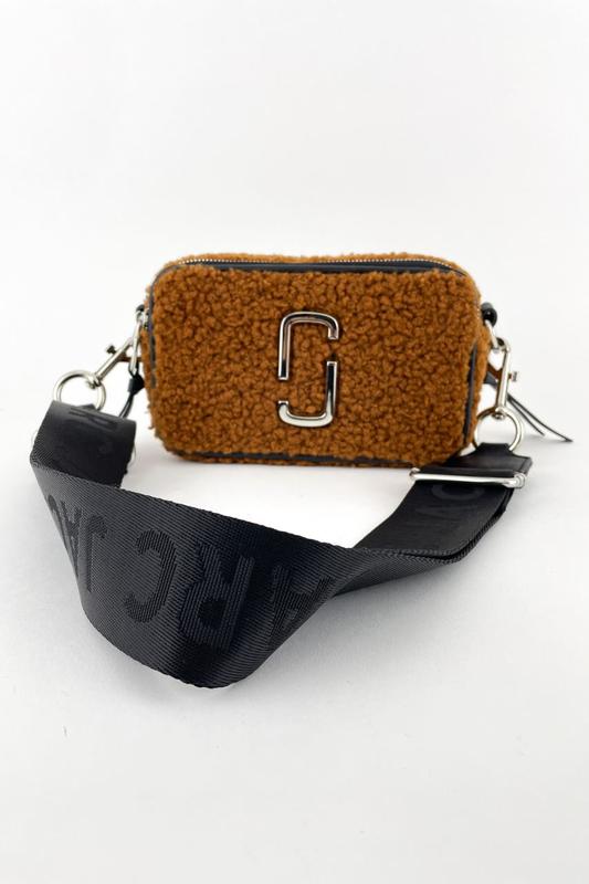 Marc jacobs the snapshot teddy ginger трендовая плюшевая пушистая