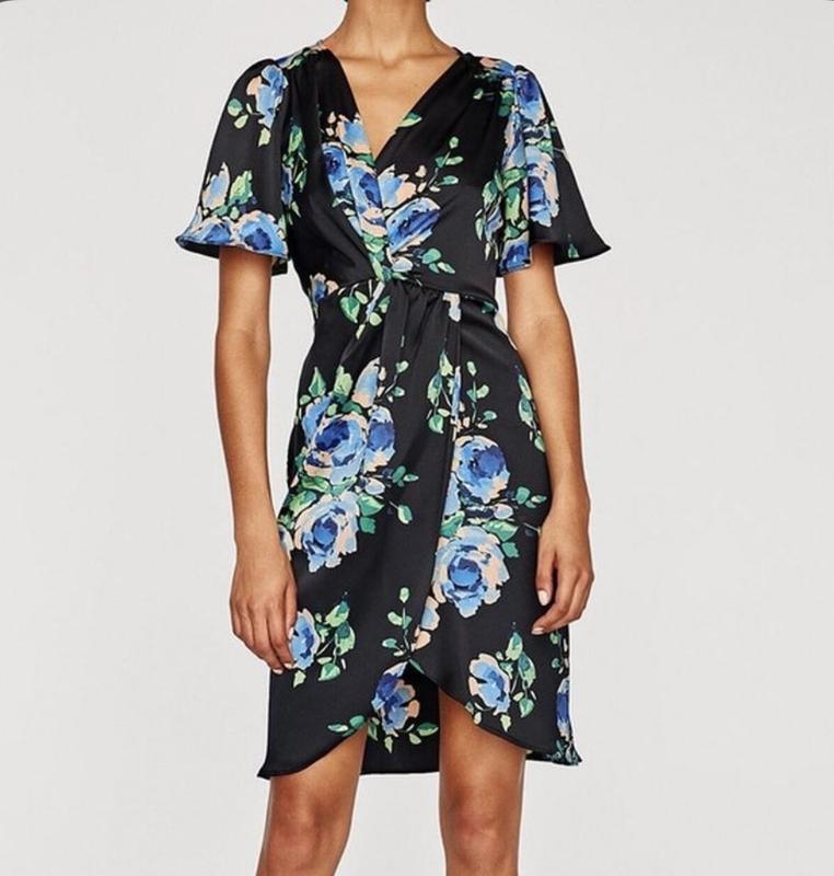 Zara Knot Print Dress atelieryuwa.ciao.jp