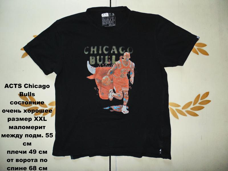 Acts chicago bulls футболка размер xxl, маломерит — цена 300 грн в
