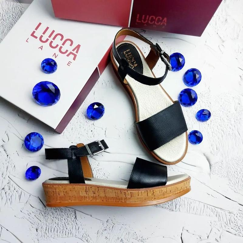 Lucca lane оригинал кожаные босоножки на платформе — цена 2200 грн в