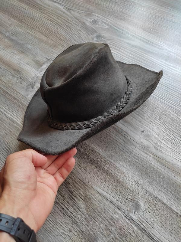 Ковбойская кожаная шляпа made in usa — цена 350 грн в