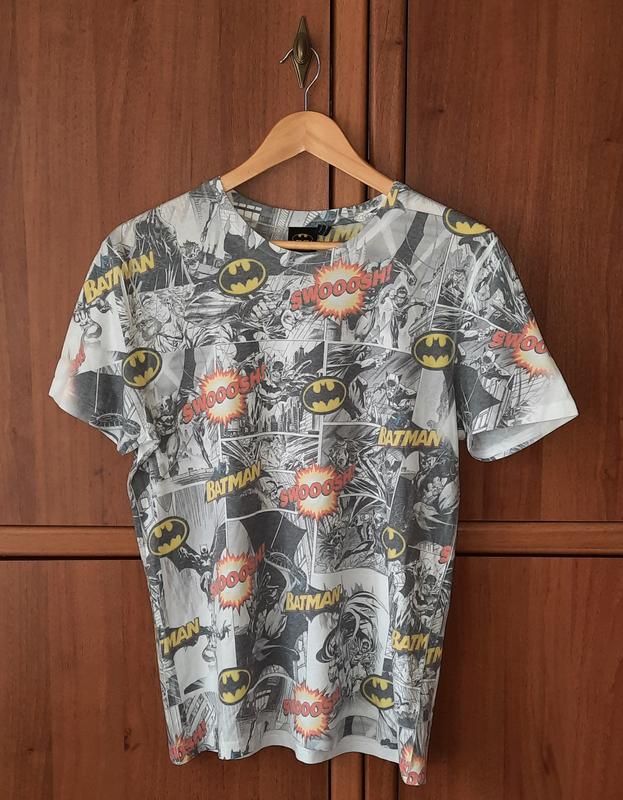 Мужская футболка бэтмен batman dc comics topman — цена 444 грн в