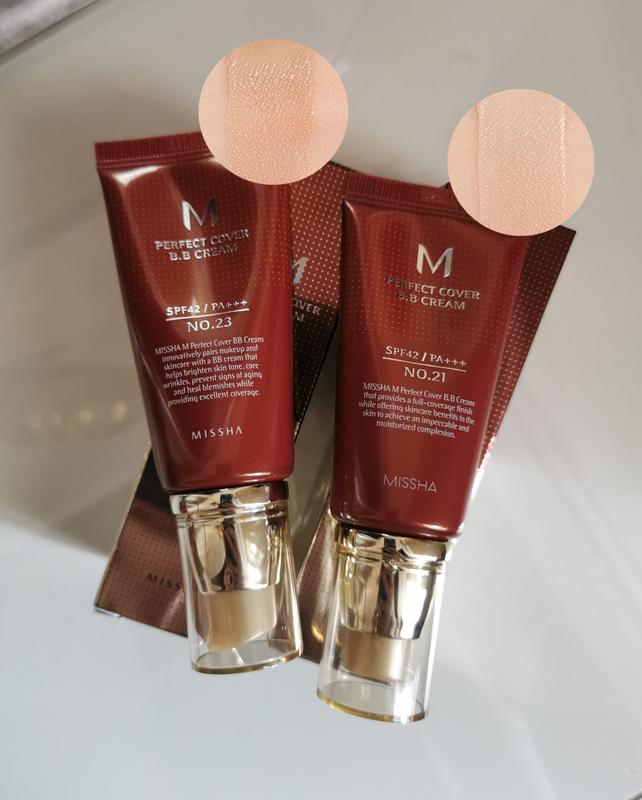 Оригінал! missha perfect cover bb cream 50 мл 21, 23 бб крем з