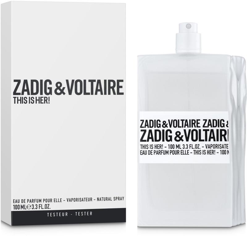 Zadig & voltaire this is her tester 100 ml оригинал — цена 3023 грн в