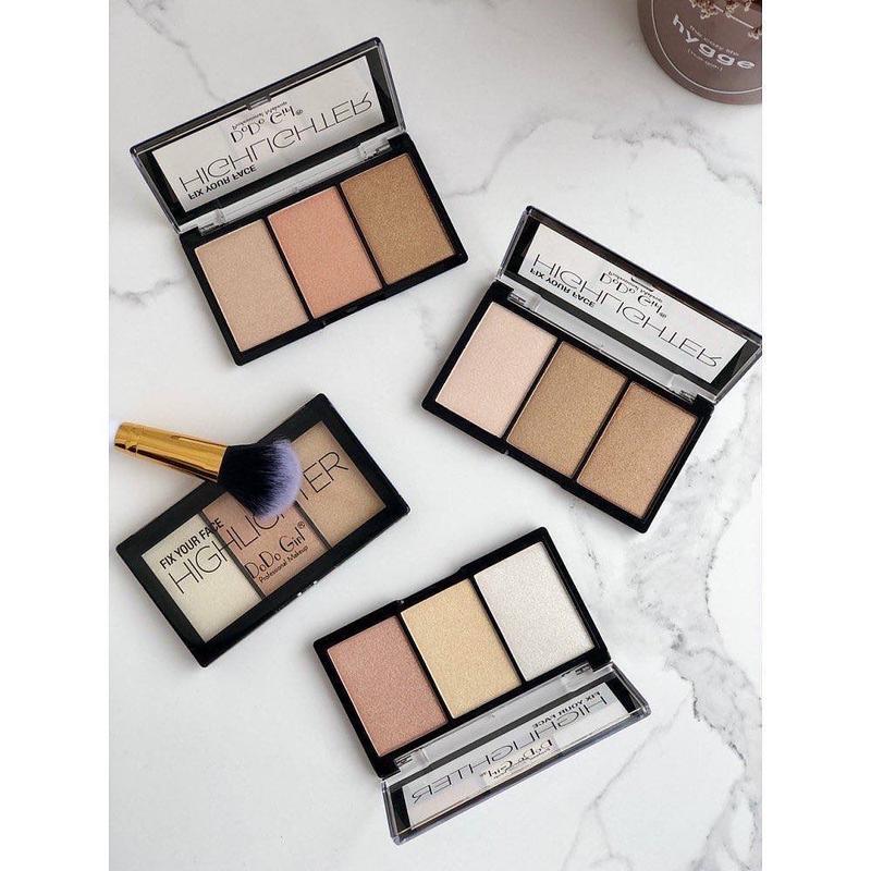 Палетка хайлайтерів dodo girl fix your face highlighter dodo girl fix