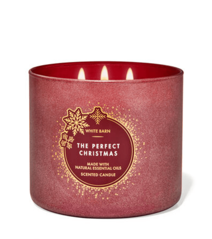 Свеча на 3 фитиля bath and body works the perfect christmas — цена 729 грн в каталоге Свечи