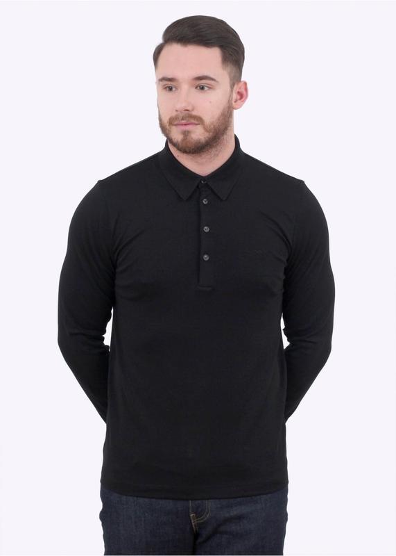 Шикарное поло чёрного цвета hugo boss made in peru, 💯 оригинал