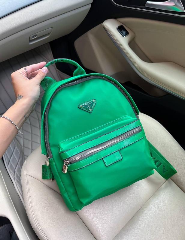 Рюкзак жіночий преміум прада prada backpack green — цена 1849 грн в