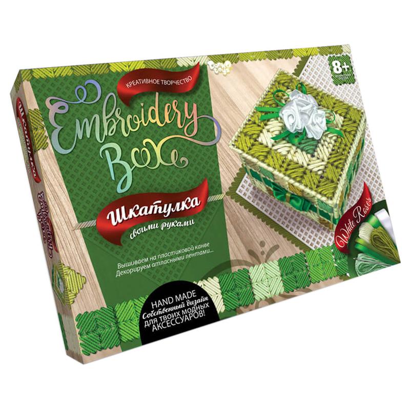 Комплект для створення скриньки "шкатулка. embroidery box" emb01