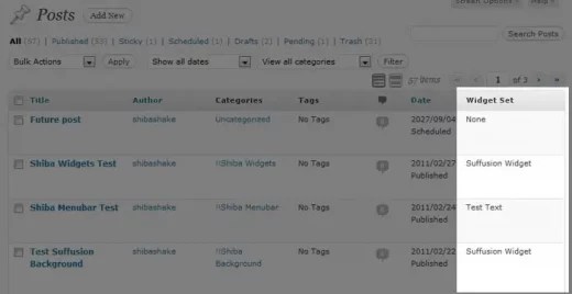 Expand the WordPress Quick Edit Menu