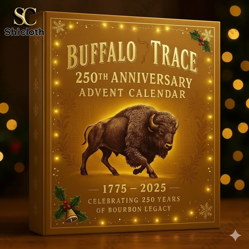 Limited Golden Buffalo Trace 250th Anniversary Advent Calendar 2025