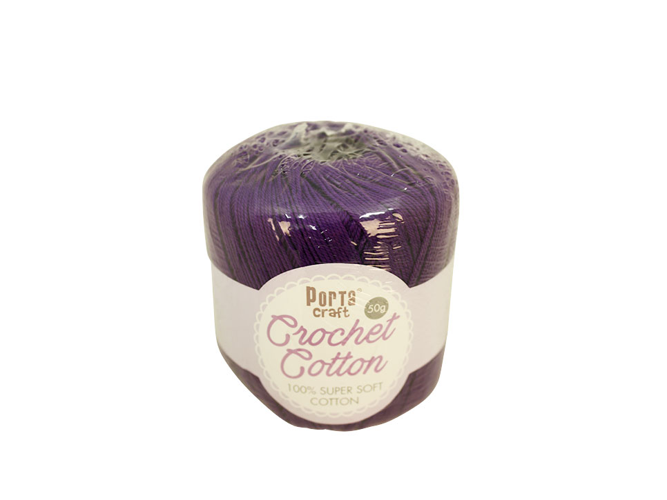 crochet cotton indigo 50g Shiploads