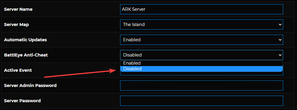 How To Disable Battleye Anti-Cheat On Your Ark Server - Knowledgebase - Shockbyte