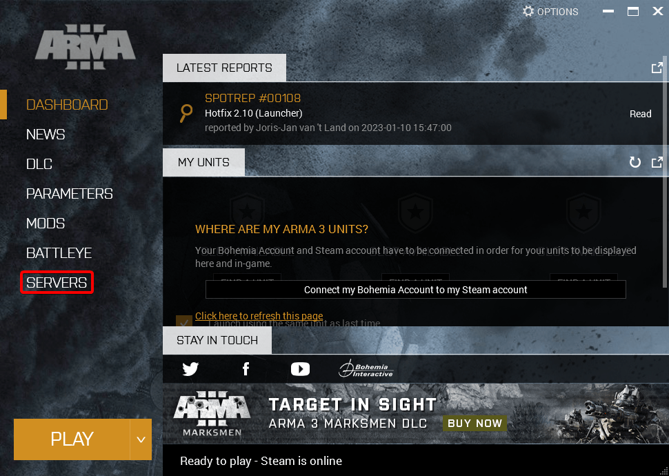 How to Join your ARMA 3 Server Knowledgebase Shockbyte